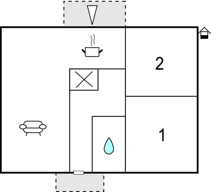 Semesterhus - Thalfang , Tyskland - DHU225 