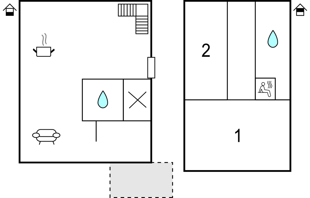 Feriehus - Börgerende , Tyskland - DMK225 