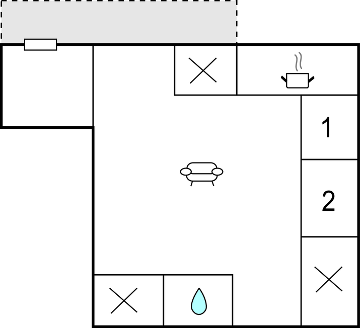 Lejlighed - Alt Bukow , Tyskland - DMK598 