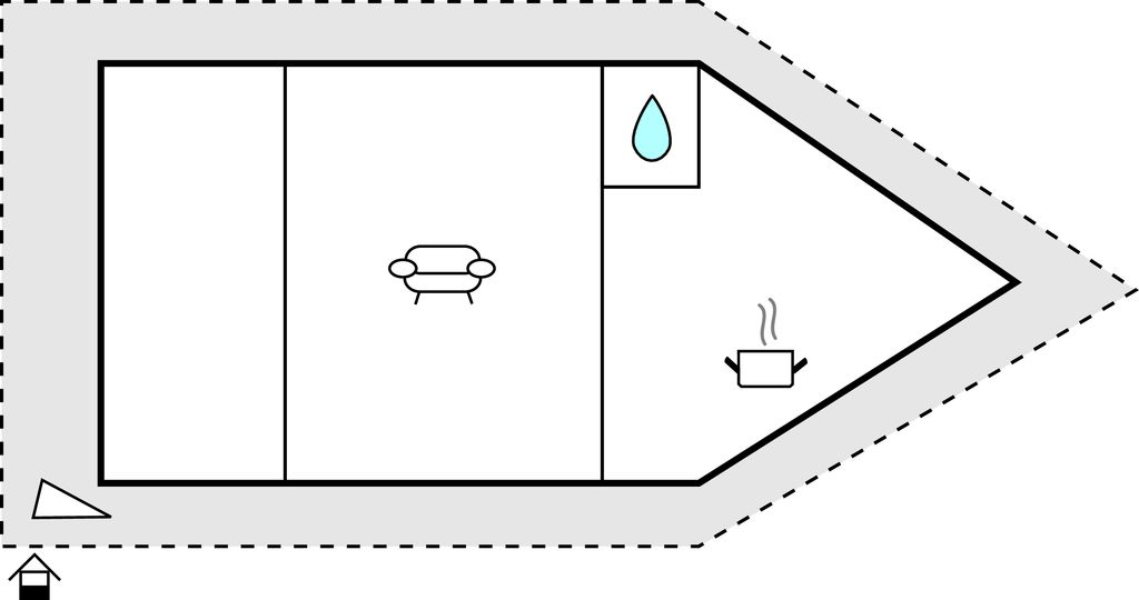 Husbåt - Wismar , Tyskland - DMK757 