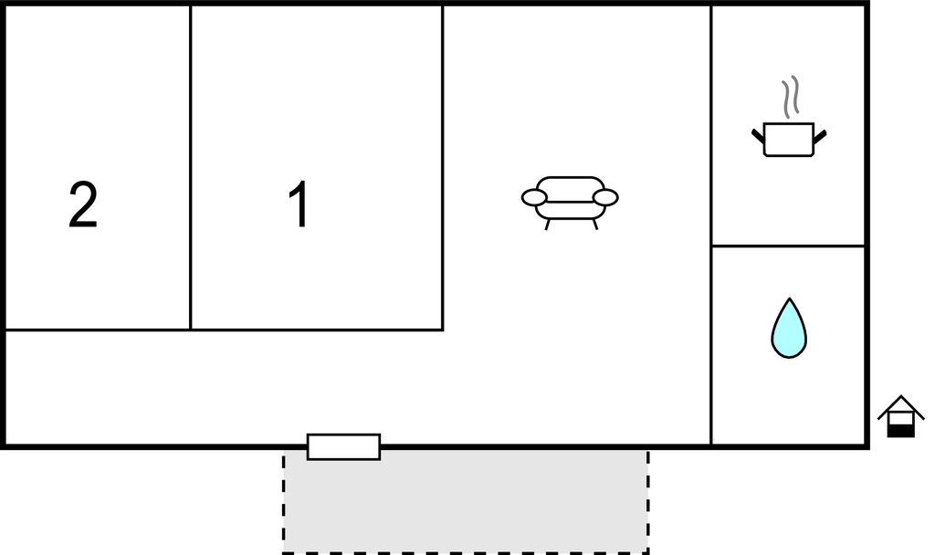 Feriehuse - Dranske , Tyskland - DMR101 