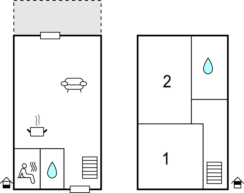 Feriehuse - Fischerdorf Zirchow/Usedom , Tyskland - DMU183 