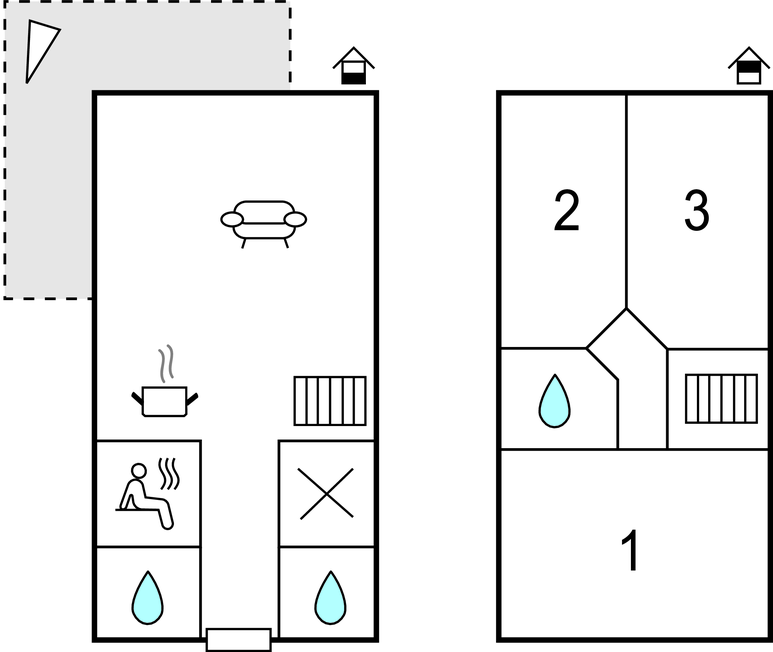 Ferienhaus - Fischerdorf Zirchow Süd/Usedom , Deutschland - DMU197 