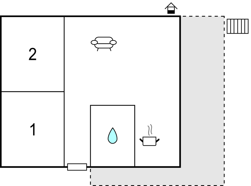 Ferienhaus - Behrenhoff b. Greifswald , Deutschland - DMV286 