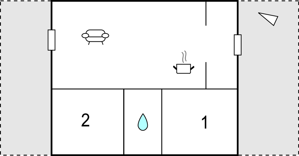 Feriehus - Gützkow , Tyskland - DMV568 