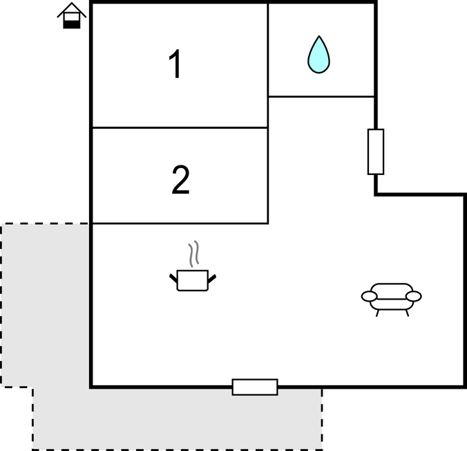 Ferieleilighet - Rechlin/Müritz , Tyskland - DMV876 