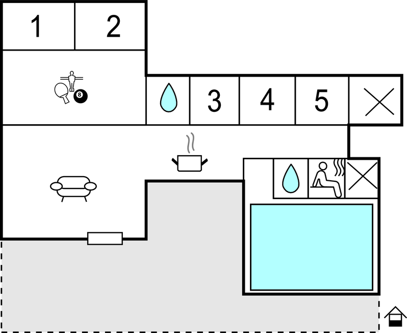 Feriebolig Aqua 186