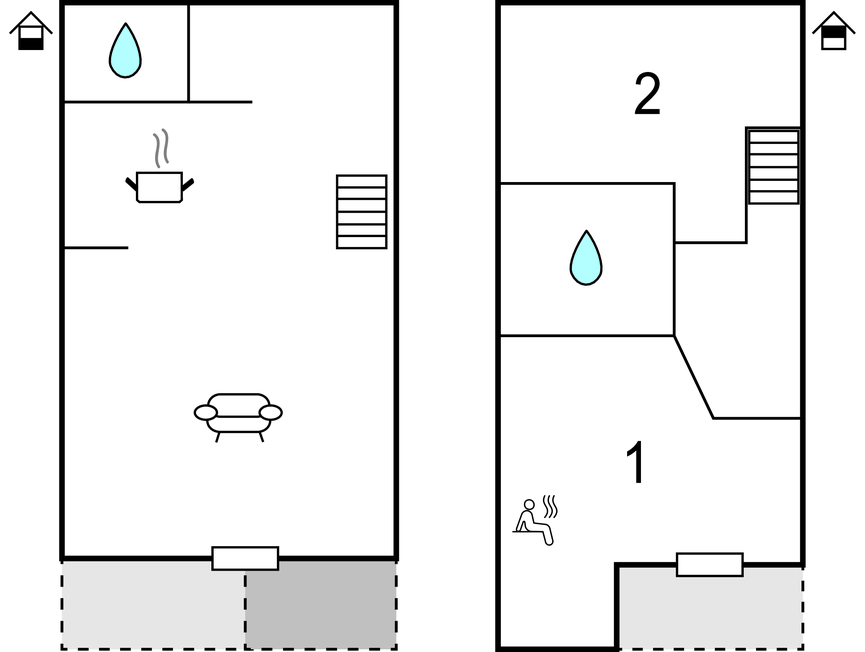 Ferienhaus - Süssauer Strand/Ostsee , Deutschland - DSH765 