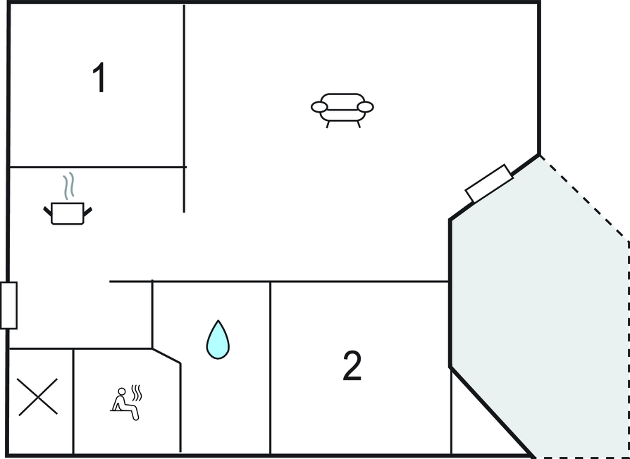 Ferienhaus Frische Brise 3 - Dorf 2