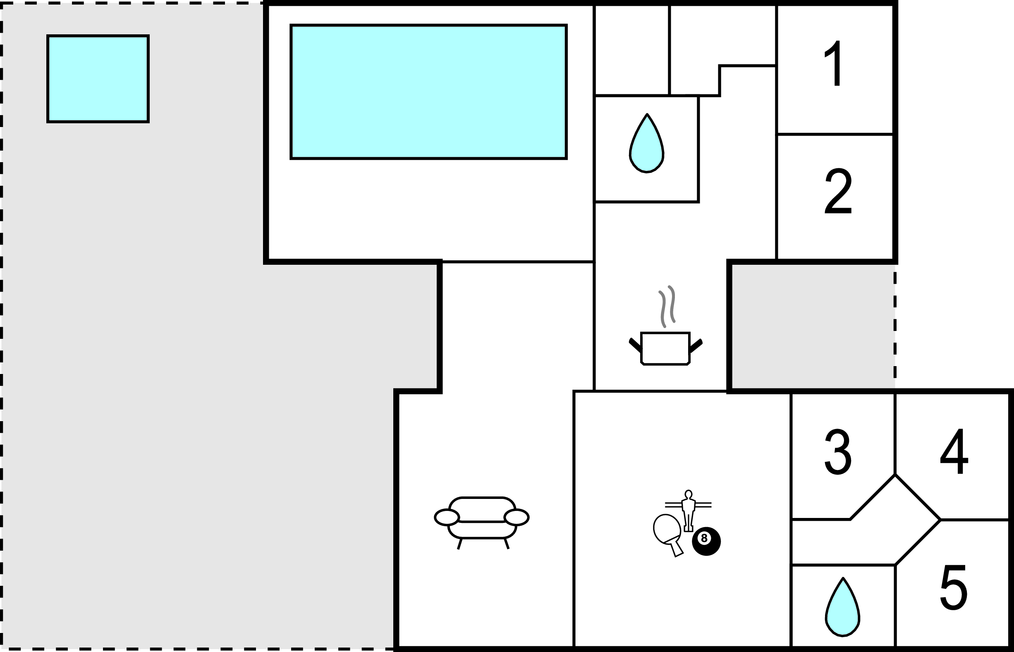 Feriehuse - Dronningmølle strand , Danmark - E02180 