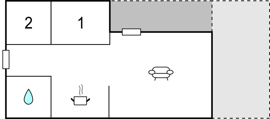 Ferienhaus - Hornbæk/Villingebæk , Dänemark - E02911 