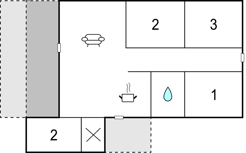 Feriehuse - Hornbæk Strand , Danmark - E02387 