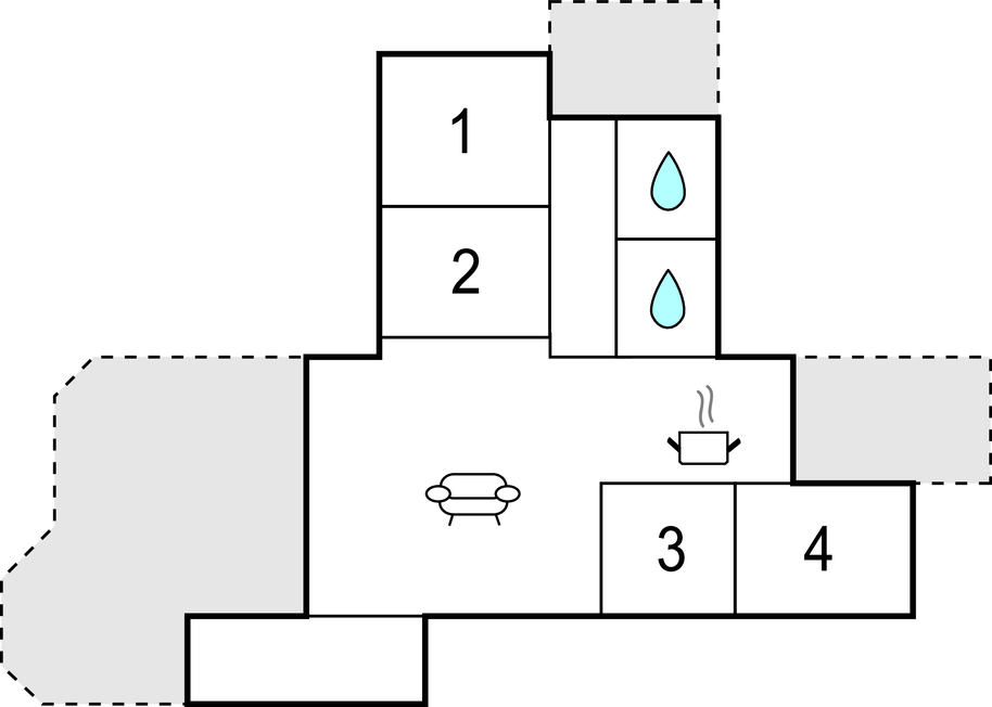 Semesterhus - Hornbæk Strand , Danmark - E02310 
