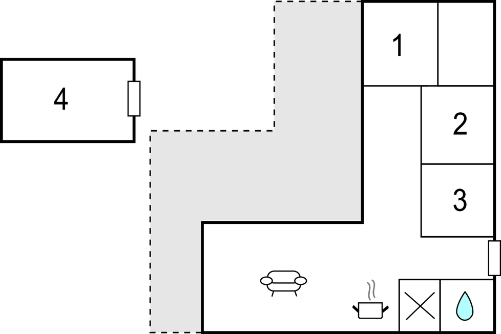 Ferienhaus - Hornbæk Strand , Dänemark - E02948 