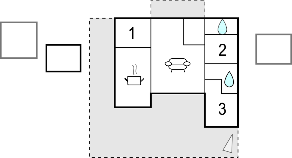 Feriehuse - Hornbæk , Danmark - E02970 