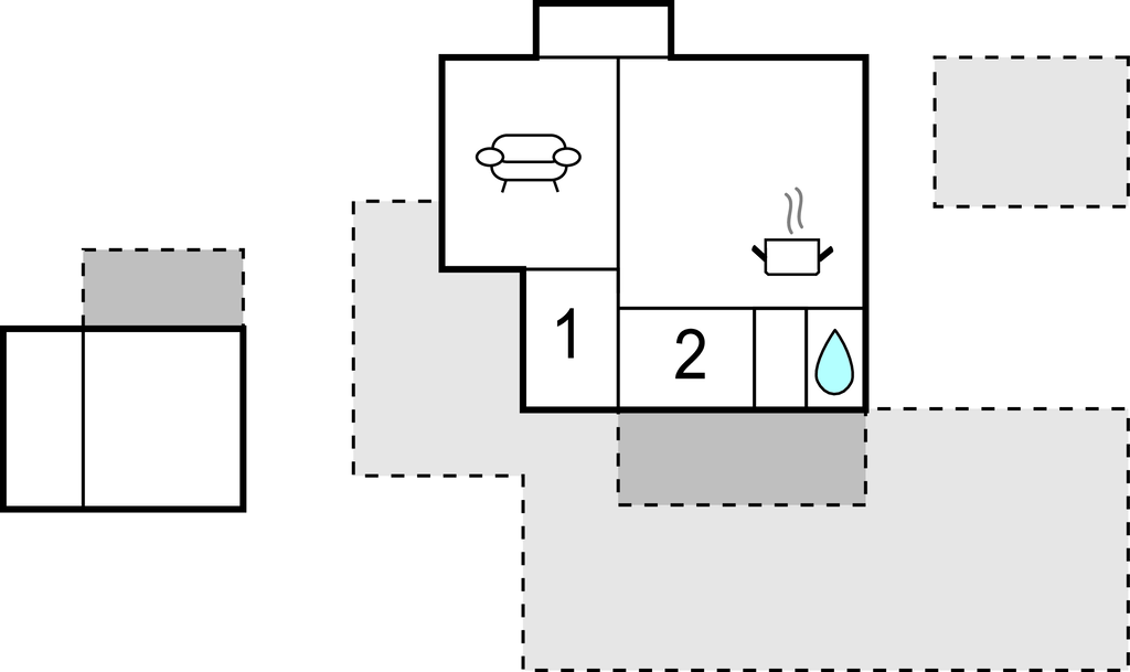 Feriehuse - Hornbæk , Danmark - E02118 