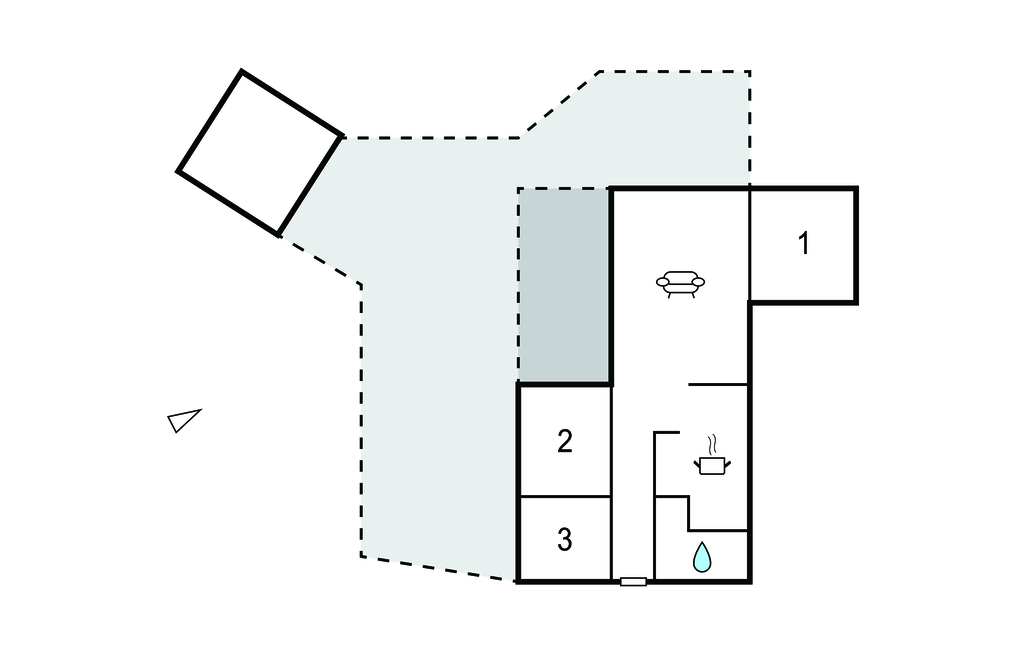 Feriehuse - Hornbæk , Danmark - E02952 