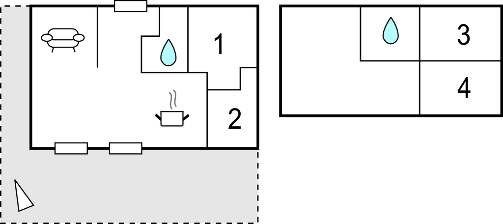 Feriehuse - Dronningmølle , Danmark - E03234 