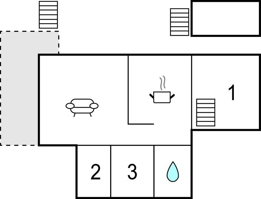 Ferienhaus - Dronningmølle , Dänemark - E03341 