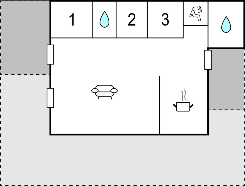 Ferienhaus - Dronningmølle , Dänemark - E03466 
