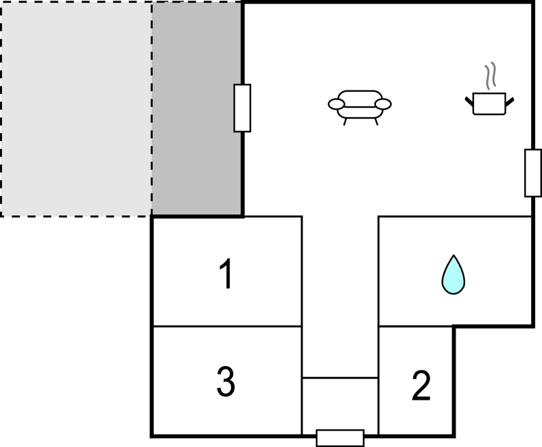 Feriehuse - Dronning Mølle , Danmark - E03414 