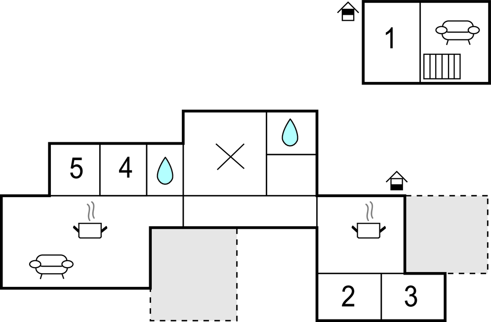 Semesterhus - Rågeleje Strand , Danmark - E07263 