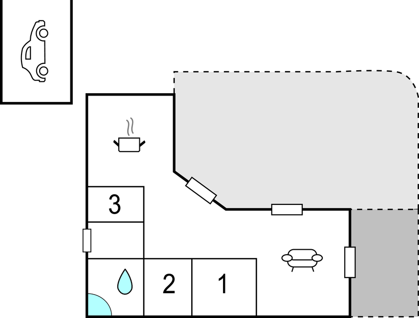 Feriehuse - Tisvilde , Danmark - E09177 