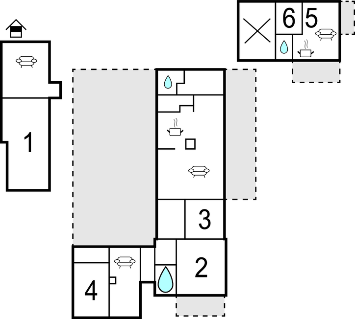 Feriehuse - Vejby Strand , Danmark - E09174 