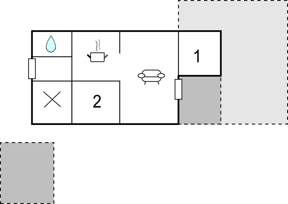 Semesterhus - Tisvildeleje Strand , Danmark - E09166 