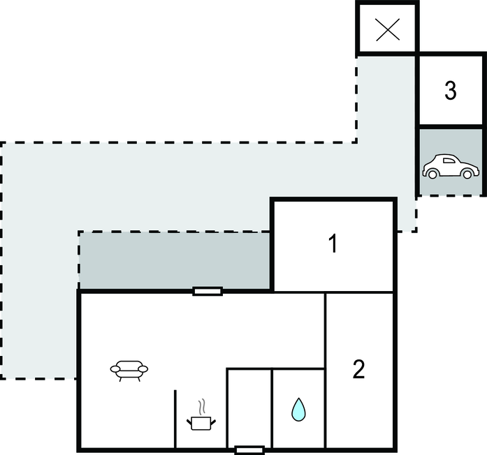 Semesterhus - Vejby Strand , Danmark - E09761 