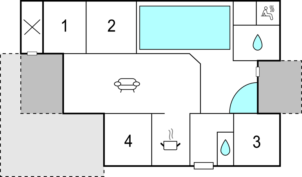 Feriehus - Ristinge , Danmark - E1036 