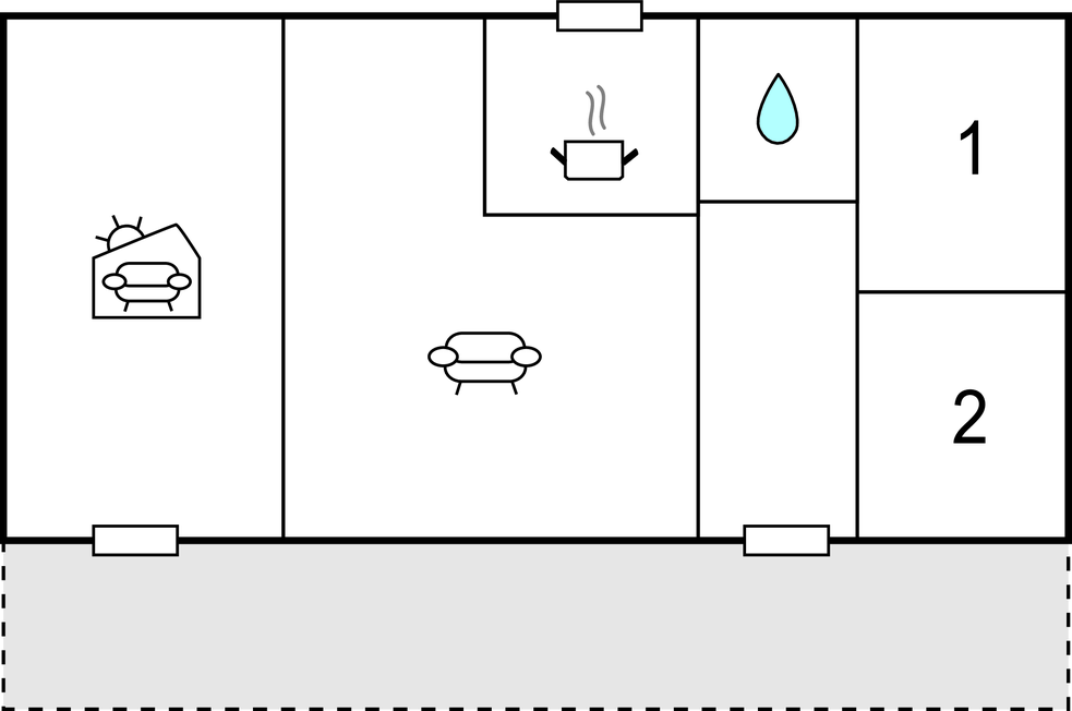 Feriehuse - Liseleje , Danmark - E11026 