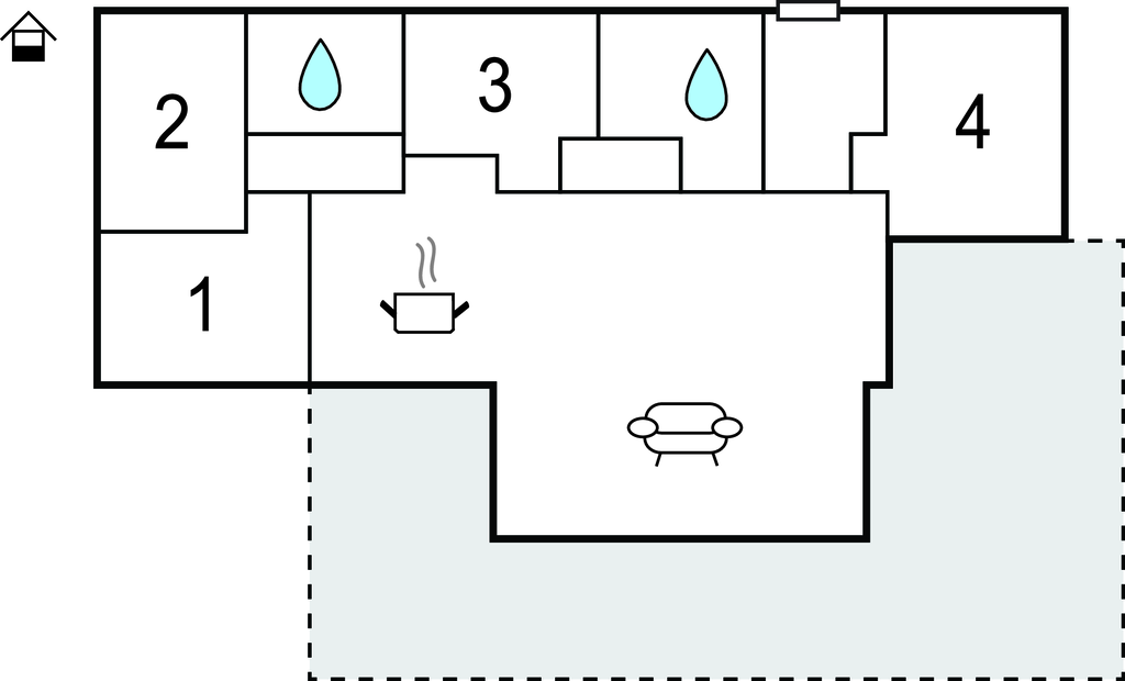 Location de vacances - Liseleje Strand , Danemark - E11362 