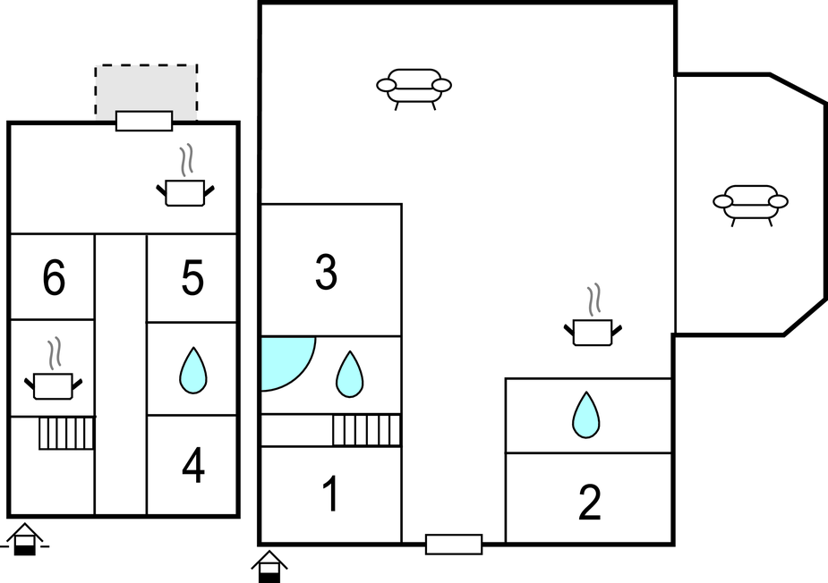 Feriehuse - Tørslev Hage , Danmark - E15116 