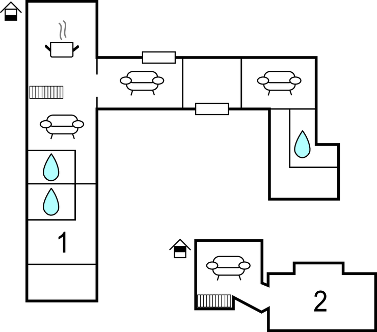 Feriehuse - Kirke Eskildstrup , Danmark - E16915 