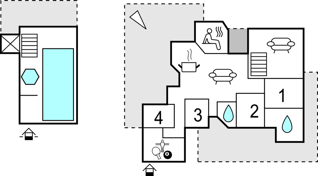 Feriehuse - Klint , Danmark - E17457 