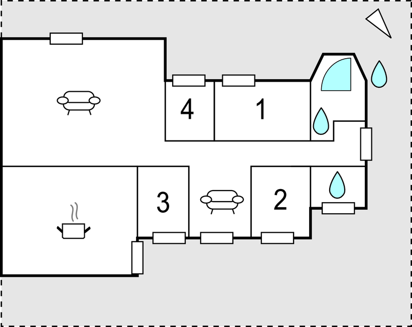 Feriehuse - Veddinge Bakker , Danmark - E19084 