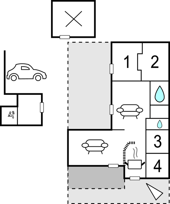 Feriehuse - Ellinge Lyng , Danmark - E19503 