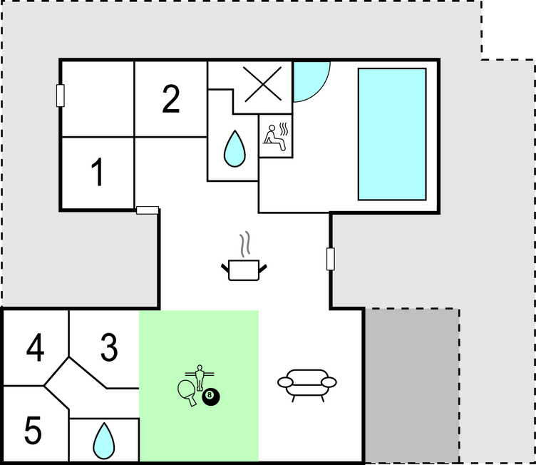 Feriehuse - Jørgensø Strand , Danmark - E2024 