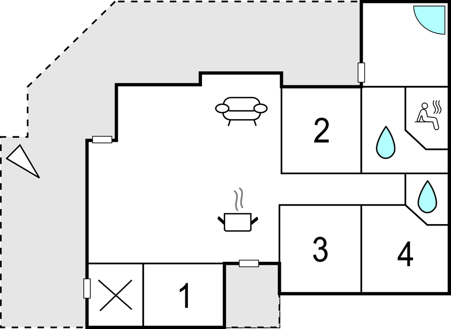 Feriehuse - Hasmark Strand , Danmark - E2025 