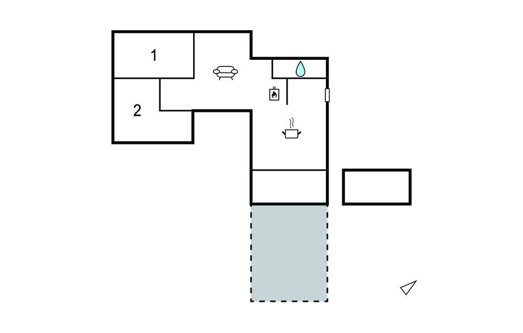 Kom helemaal tot rust in deze uitnodigende vakantiewoning, waar witte houten wanden, zichtbare balken en zorgvuldig gekozen meubels zorgen voor een lichte en ontspannen Scandinavische sfeer. De leefru..