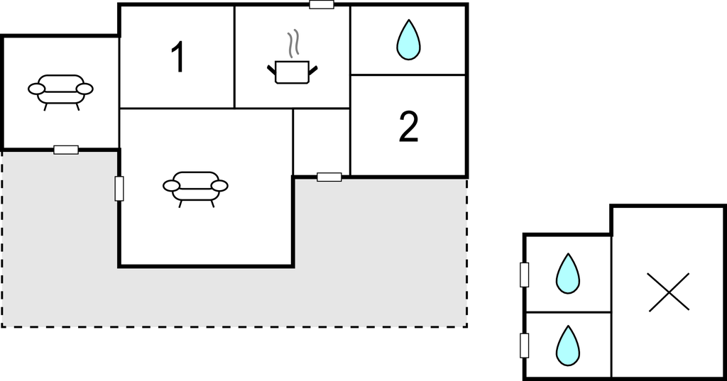 Ferienhaus - Kristiansminde Strand , Dänemark - E2197 