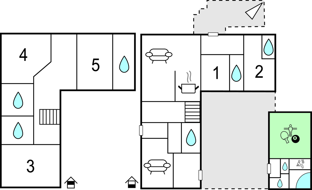 Feriehuse - Rosenholm , Danmark - E4107 