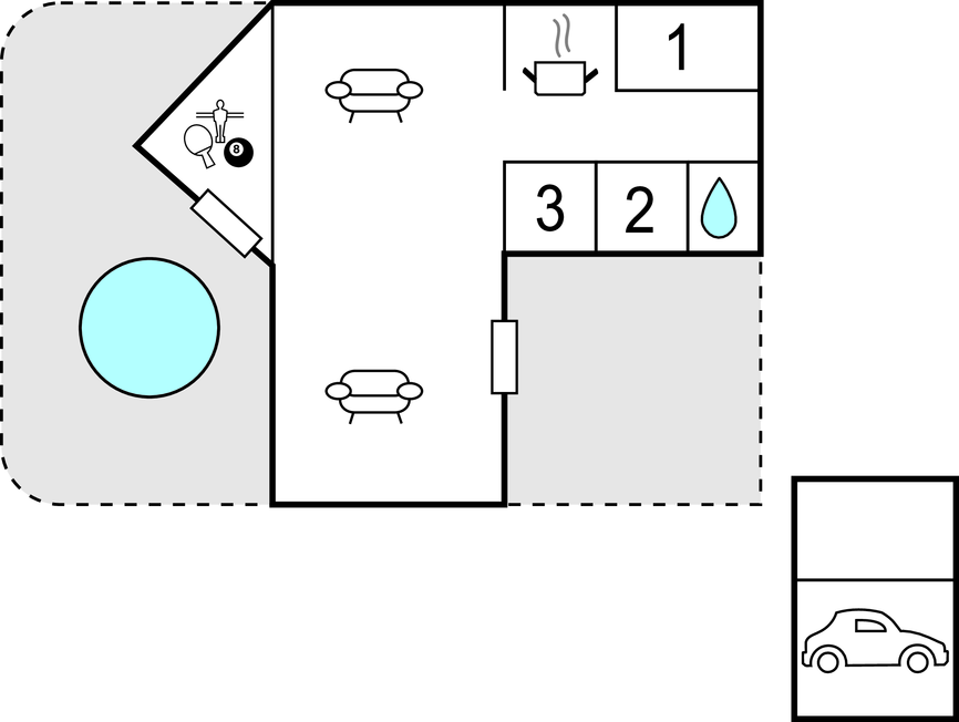 Ferienhaus - Øer Strand , Dänemark - E4679 