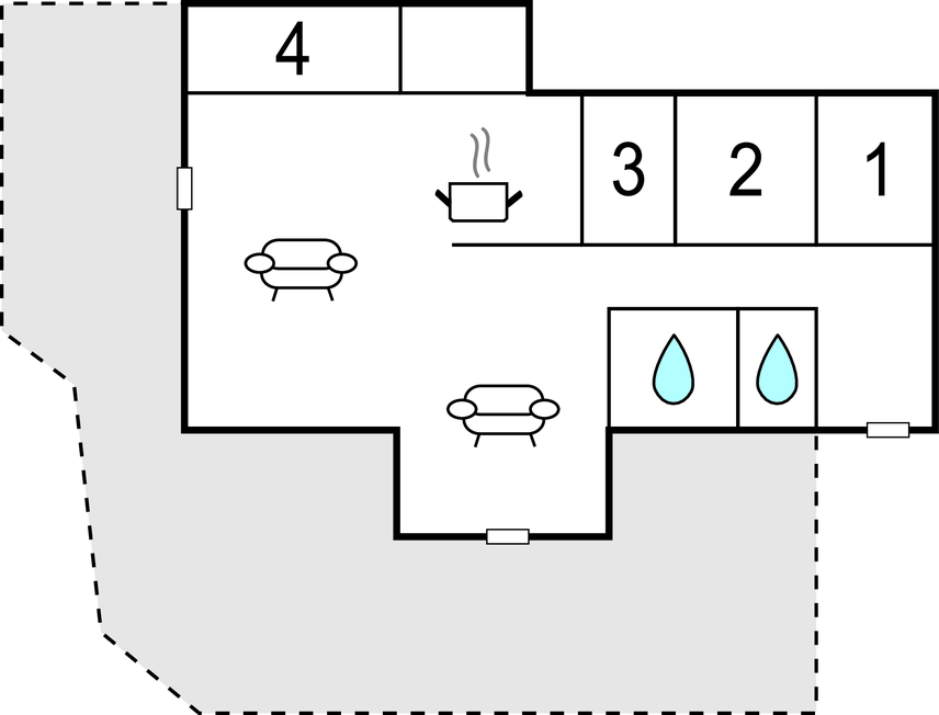 Feriehuse - Fuglslev , Danmark - E4675 