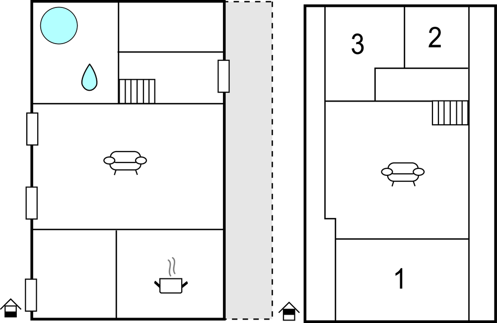 Ferienhaus - Fjellerup , Dänemark - E5027 