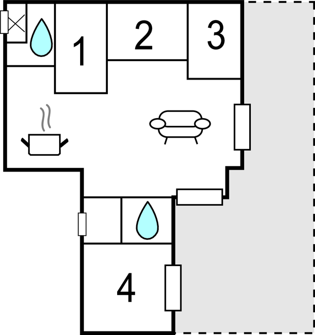 Ferienhaus - Gjerrild Nordstrand , Dänemark - E5177 