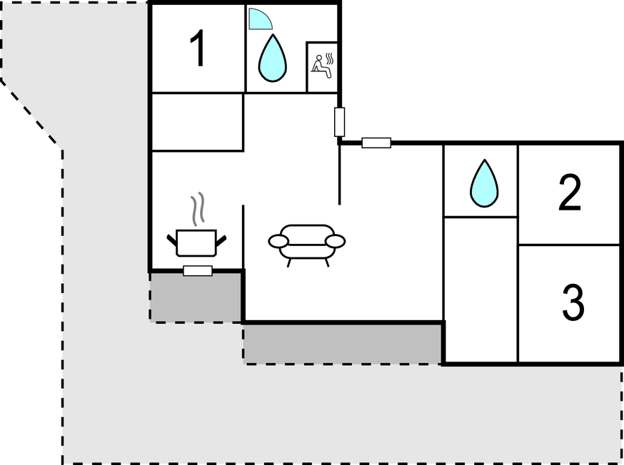 Feriehus - Fjellerup Strand , Danmark - E5244 