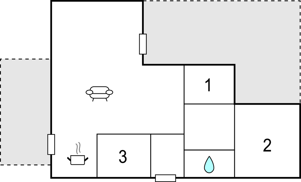 Feriehuse - Fjellerup Strand , Danmark - E5521 