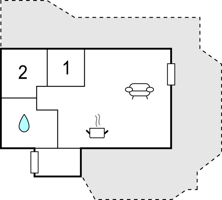 Feriehuse - Bisnap Strand , Danmark - E6146 